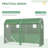 Walk-in Lean-to Greenhouse (Green)