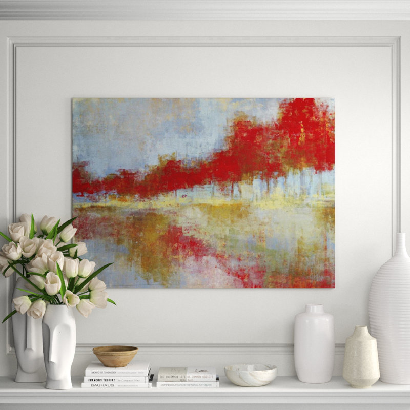 Ruby Reflection Print, Knife Gel, 44" H x 60" W