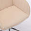 Fauteuil en velours kaki - ergonomique, base pour fauteuil de travail confortable en velours, base-1229537247