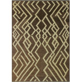 One-of-a-Kind Reta Handwoven Wool Brown Area Rug