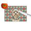 Planche à découper en verre Yorkiepoo Christmas PoinsettIas