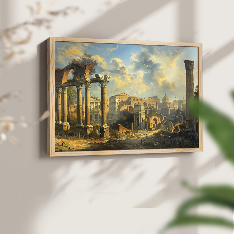 Paysage - CLxxxv - Reproduction encadrée - réarmable, Naturel, H 22 po x l 28 po