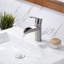 Robinet de salle de bains monotrou avec ensemble de drainage-86634265