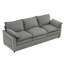 Canapé rembourré moelleux 88,2 po Modern-630014207