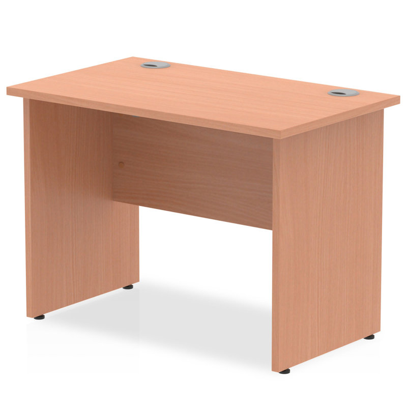 Impulse Computer Desk, 73cm H x 100cm W x 60cm D, Brown, Brown