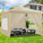  10' x 10' Pop up Canopy, UV and Rain Resistant Canopy -98904073
