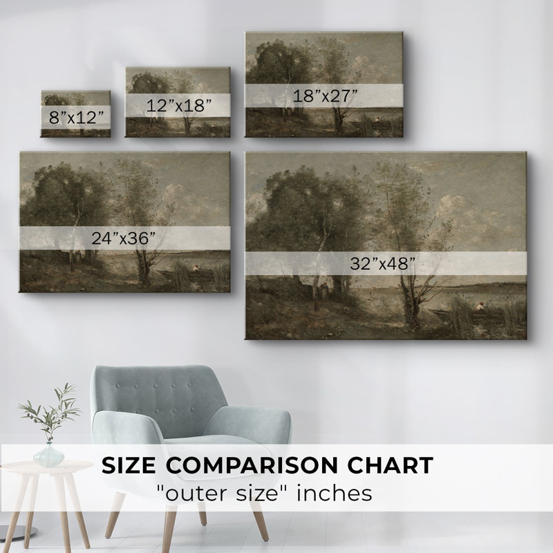 Paysages rétro-DCLxxx - Cavas enveloppés de galerie, 32 x 48