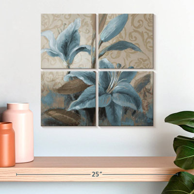 Harnek Soft Blue Blooms II