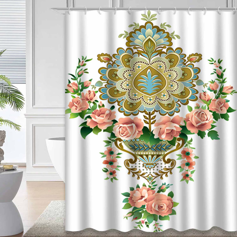 Rideau de douche Victorian Bloom, L 72 po x l 72 po