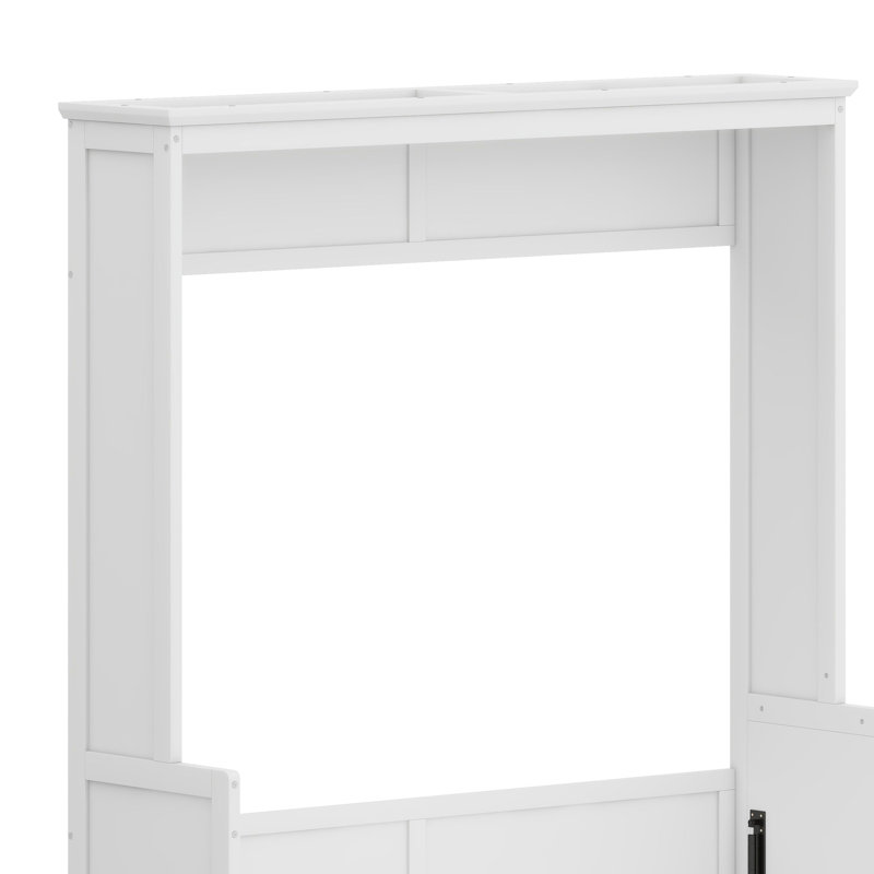 Space-Saving Murphy Bed, White