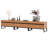 Modern TV Stand With Storage Cabinets For 110-Inch TV, Wooden Entertainment Center Media Console Table With Metal Legs For Living Room, Oak-624782781