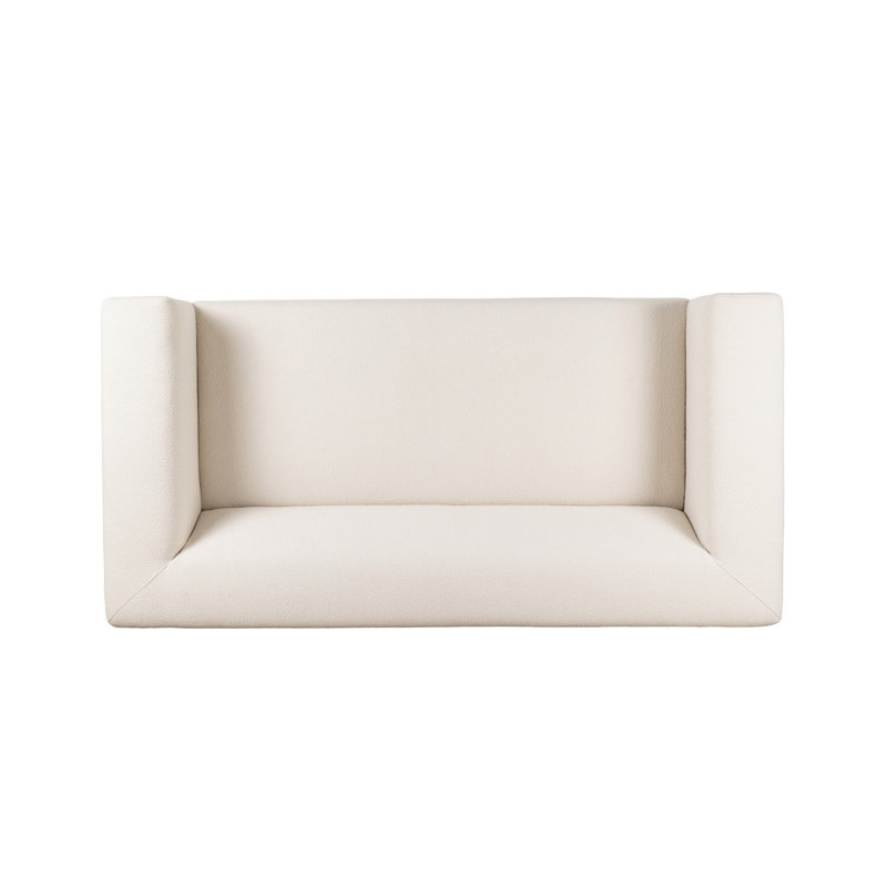 Lawndale Sofa-89"-Napa Sandstone, Fayette Cloud