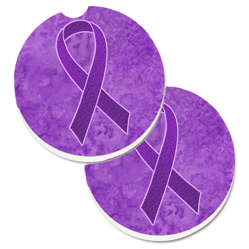 Sous-verre Ribbon for All, Mauve