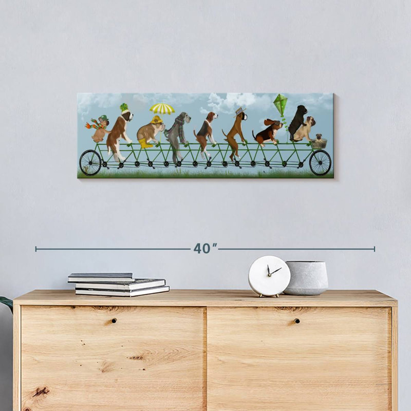 Impression sur toile sur toile Tandem, H 10 po x l 30 po