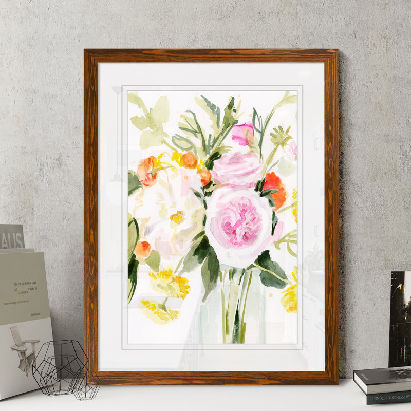 Reproduction d’art sur toile encadrée « loose arrangement ii » par paul cezanne, H 32 po x l 44 po x 1,25 po