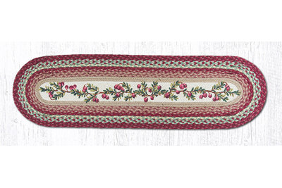  Cranberries Oval Patch Runner