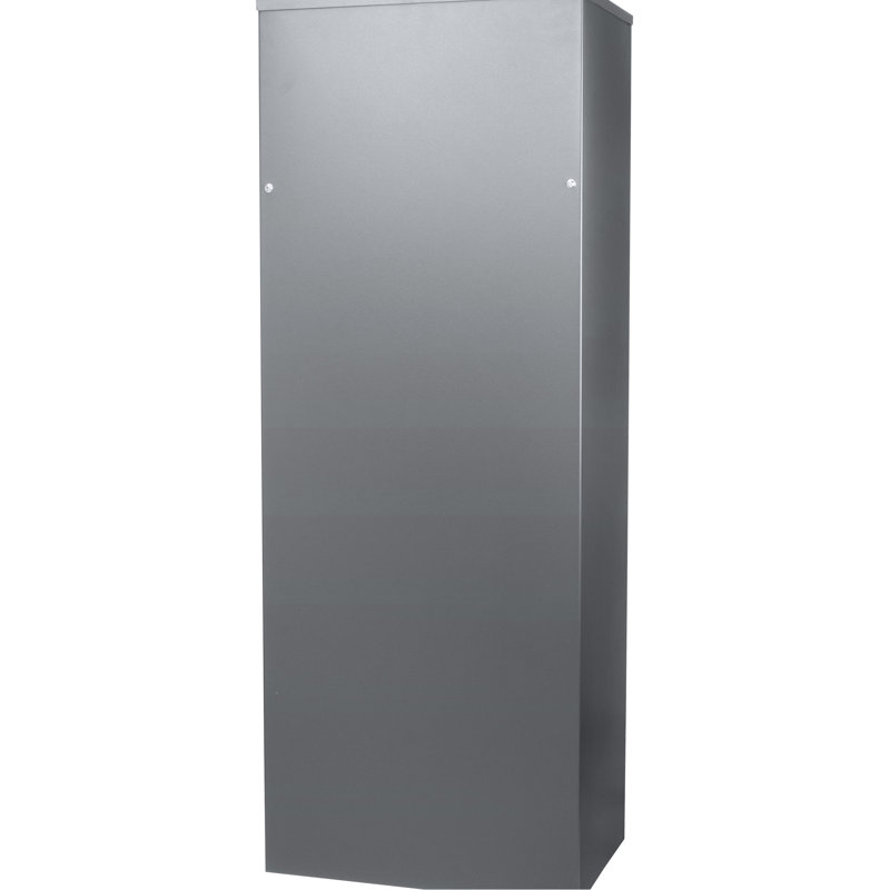 Porche - corbeille à colis verrouillable - acier gris, fente de 13 po x 6 po, 10,5 po x 15,4 po x 41,5 po, 34 livres, boîte verrouillée facile à installer pour une livraison sécurisée sous le porche