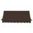 Awntech Charleston Fixed Awning, 52.5" x 24" x 24", Brown/Tan Stripe-28213199-28212973