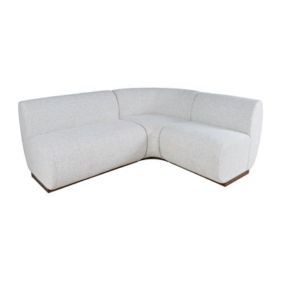 Housley Modern Banquette Upholstered Sectional Bench Seating With Performance Fabric