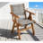 Outdoor Hips Dining Chair, Woven Seat, - Hips, Color, Multi Scene Adaptable Garden Breathable Design, "x" Shaped Reinforcement, Fits Log Style