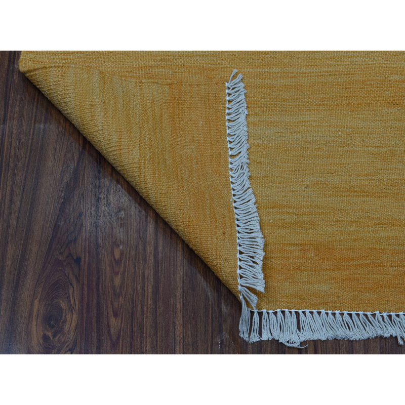 Tapis de zone en laine de couloir 2 pi 4 po x 6 pi 3 po one-of-kind à la main noué la Moyock