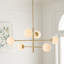 Alison 6 Light Metal Dimmable Chandelier