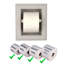 Porte-papier hygiénique encastré Tracy-72333299