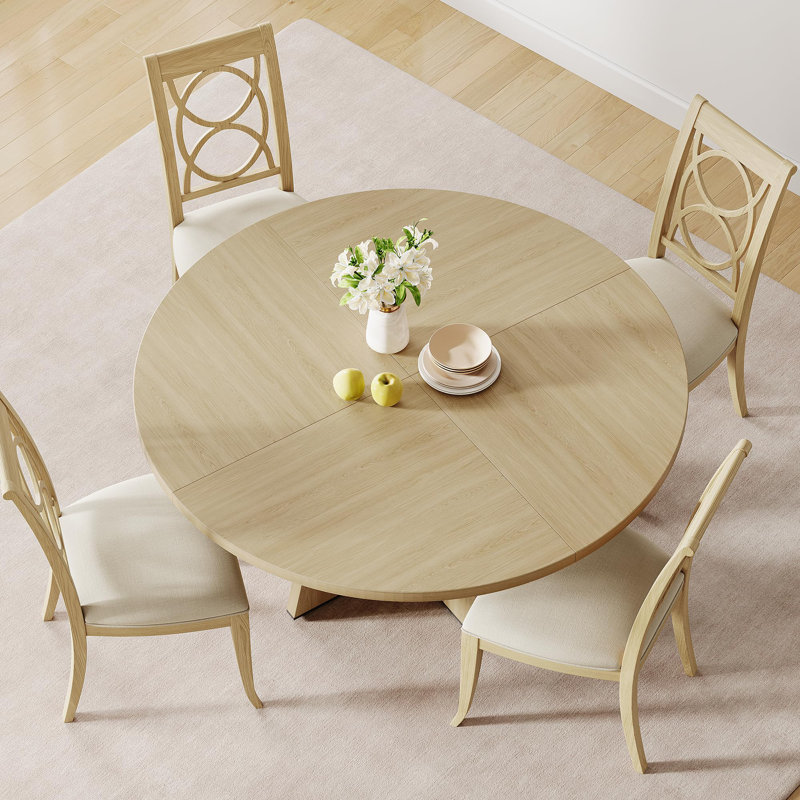 Round Dining Table, Yellow