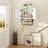 Over The Toilet Storage Cabinet with Adjustable Shelf and Towel Bar-485542388