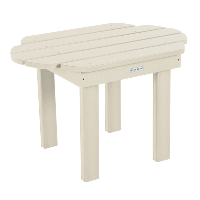 Anette Outdoor Side Table , 27'' in. W 18'' in. D, Whitewash