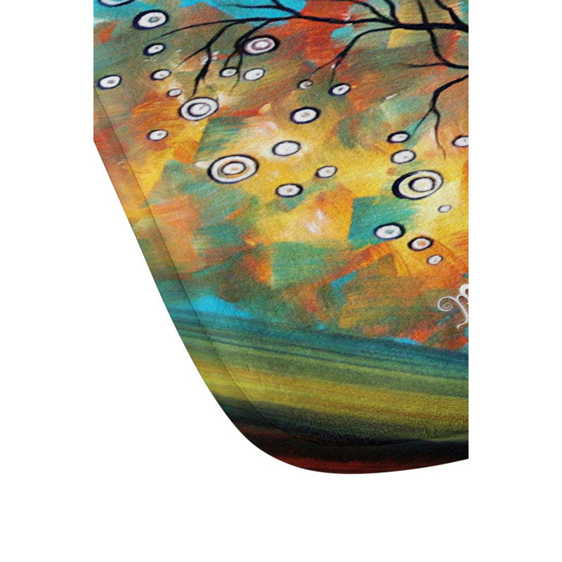 Tapis pour salle de bain burn