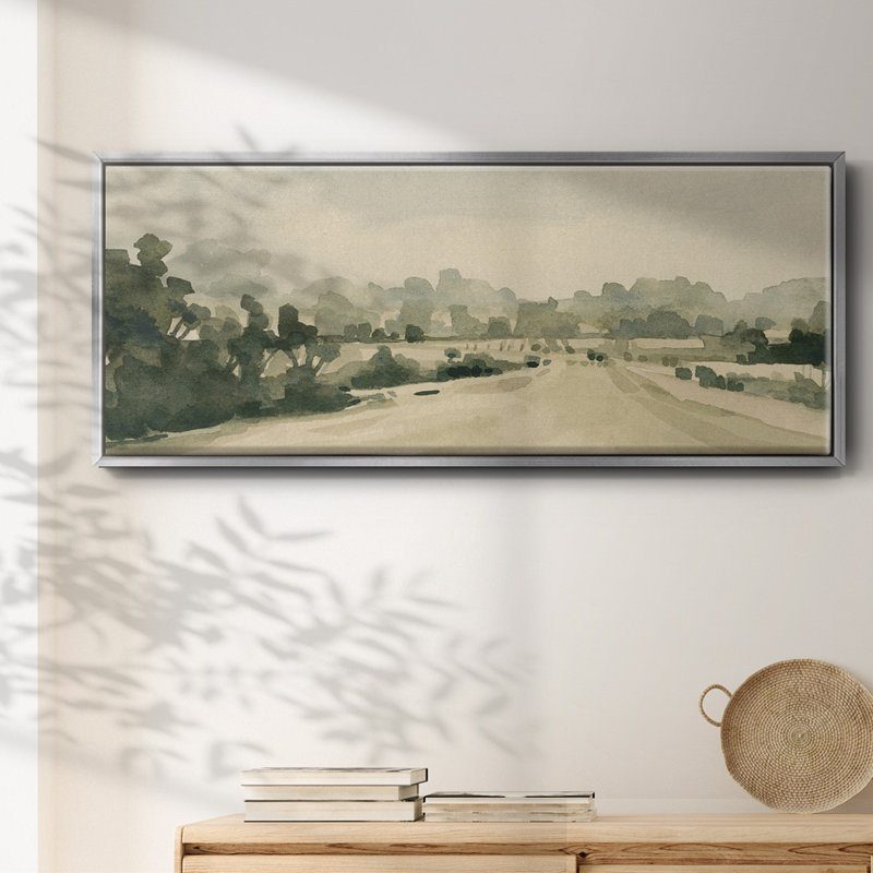 Rurales de campagne I - toile encadrée, H 12 po x l 30 po