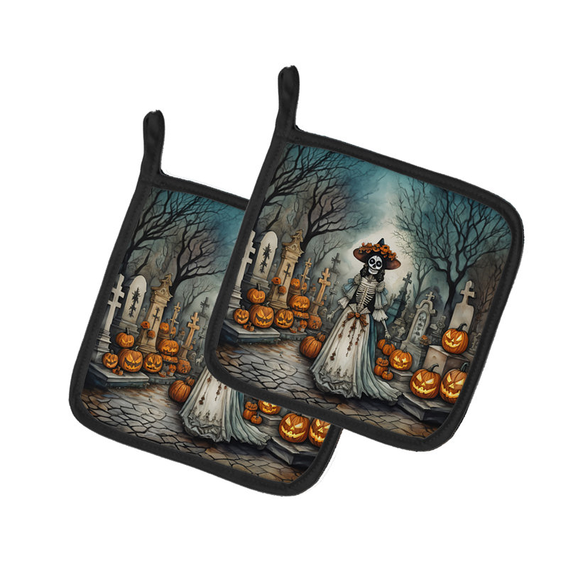 Paire de supports à casserole La Catrina