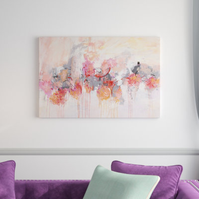 Reproduction d’art sur toile tendue « petal patch ii » par julie joy