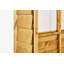 Powersheds 6 x 4ft Timber Overlap Windowless Apex Garden Shed, Double Doors