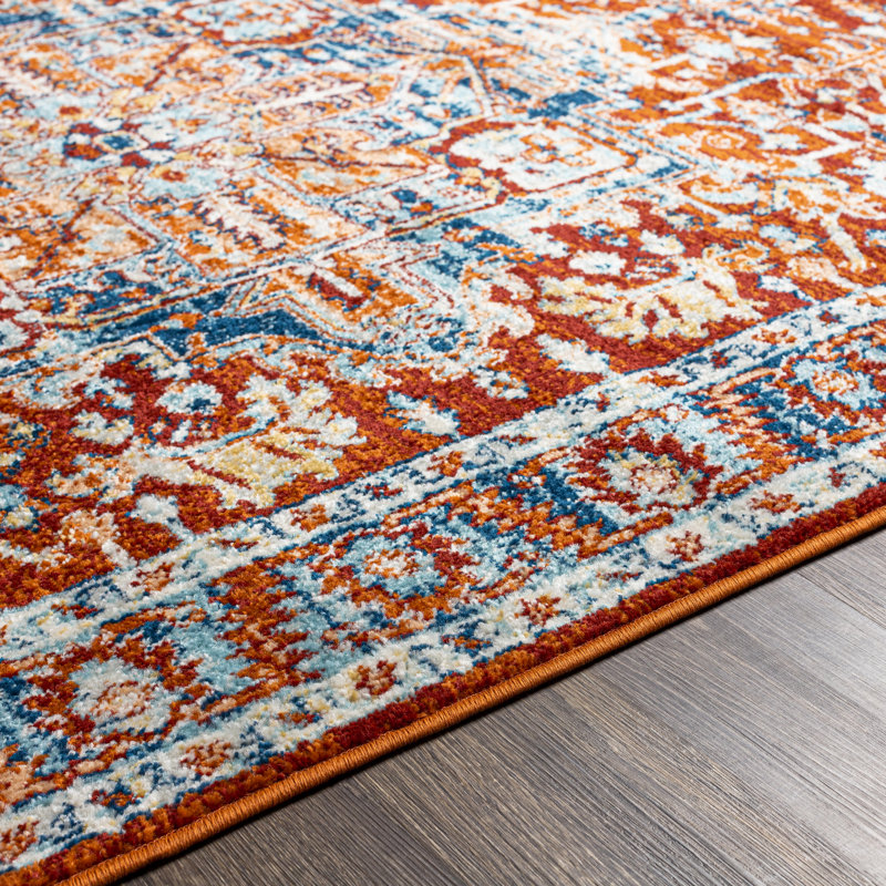 Aldusa Oriental Indoor Rug, Rectangle 6'7" x 9'