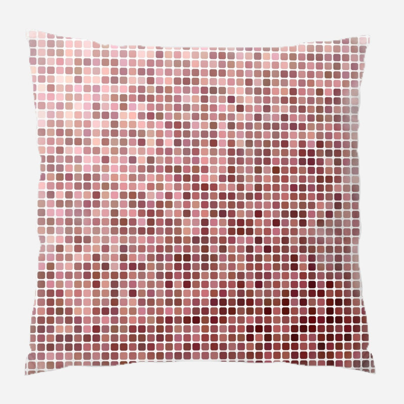 Microsuede Reversible Throw Pillow, Pink