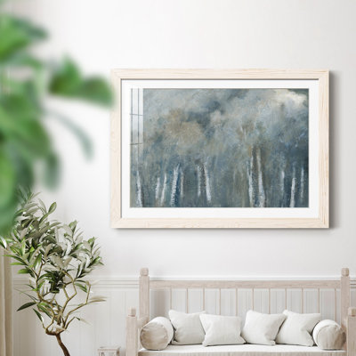 Birch Solitude - peinture encadrée