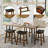 Bonithon Upholstered Counter Stool with Solid Wood Frame-819234156