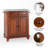 Braylie Granite Top Kitchen Cart-903582998
