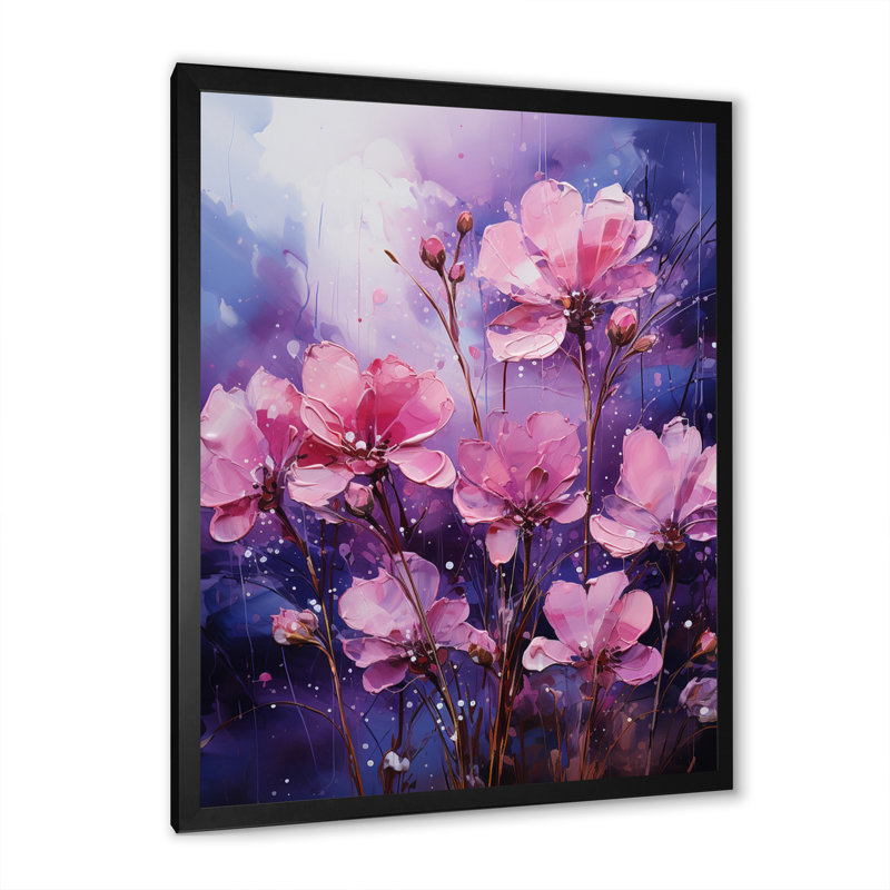 Lilas Lilas Serenade III, reproduction d'art sur toile, Noir, H 32 po x l 24 po x P 1 po