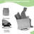 Aryen 8 Piece Outdoor Wicker Seating Group with Cushions and Rocking Swivel Chairs-2105308803-2105308805