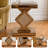 Crushed Diamond Mirrored End Table
