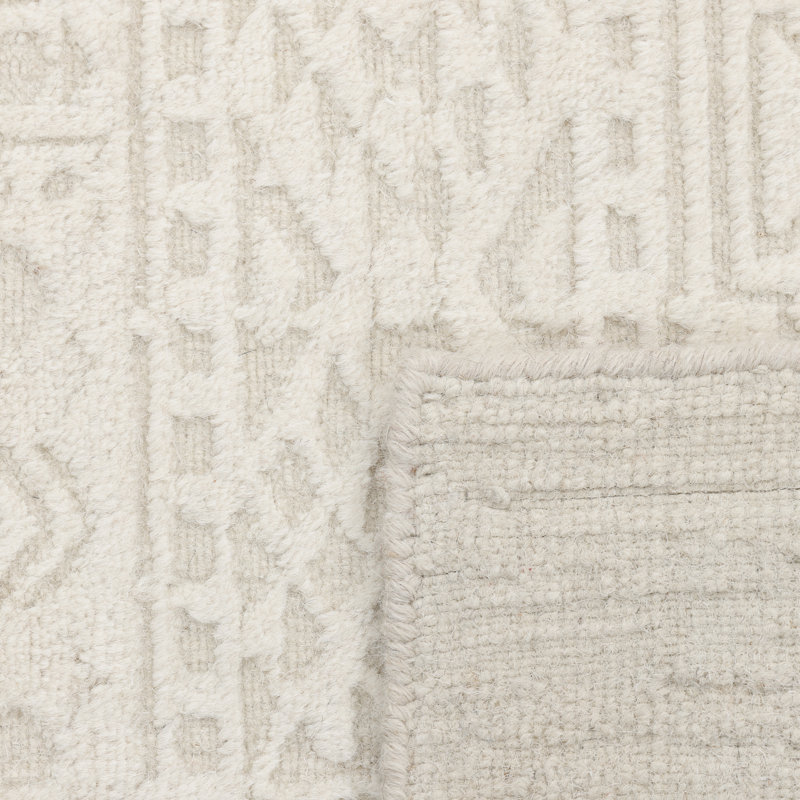 Fallkirk, Handmade Area Rug - 3' 0'' X 5' 0'', Rectangle 3' x 5', Ivory