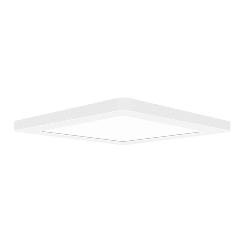 Plafonnier encastré Marche, H 0,5 po x l 11,5 po x P 11,5 po