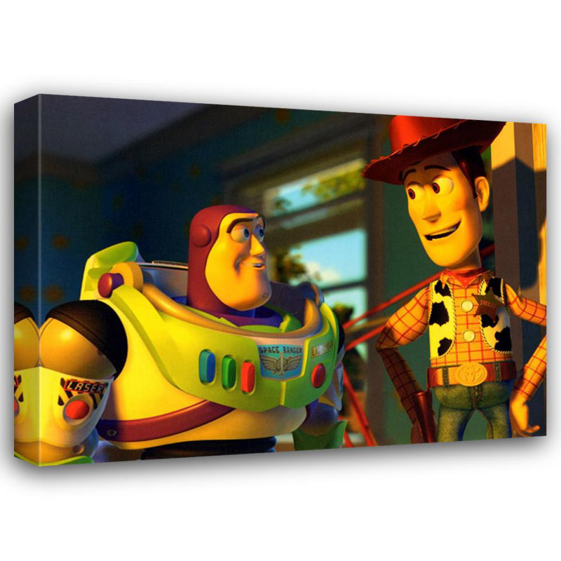 Buzz Lightyear and Woody, 35" H x 48" W
