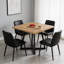 Bureau d'ordinateur carré, table de salle à manger et petite table de conférence au design polyvalent pour la maison et le bureau-5426252