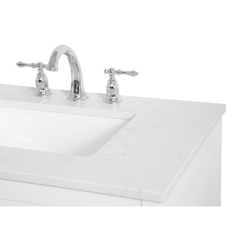 Ensemble de meuble-lavabo simple 30 po Moore, Blanc