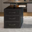 Bureau électrique à hauteur réglable avec armoire-1126465673