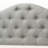 Navua Grey Faux Leather Scalloped Button Tufted Twin Headboard, 23.35" H X 38.65" W X 2.27" D-997512734